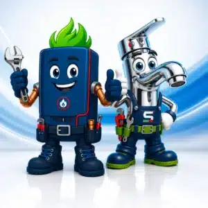 Buster & Spout Shaw's Mascots